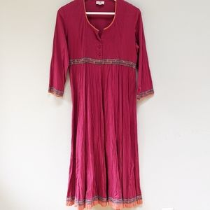 Anokhi Midi Cotton Dress